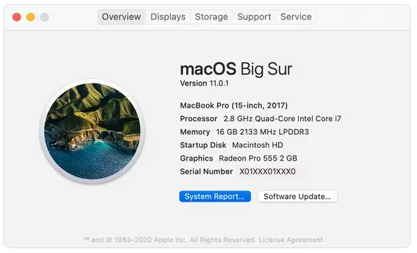 spesifikasi komputer apple mac